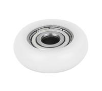 CHICIRIS Cuscinetti a Sfere Durevoli per Porte Scorrevoli in Vetro, Cuscinetti a Gola Profonda in Nylon 10 Pezzi per Porte in Alluminio e