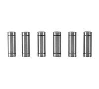 CHICIRIS Cuscinetti Boccole LM8LUU con Doppie Guarnizioni per Progetti con Aste da 8 Mm Come Parti CNC per Stampanti 3D per Artigiani Fai-da-te