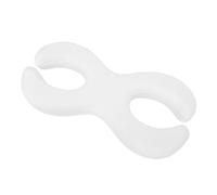 CHICIRIS Cuscino per il Viso in Memory Foam con 2 Fori Morbidi per Dormienti Laterali e Lavavi per Piercing All'orecchio per Dormire Profondamente (6 cm)