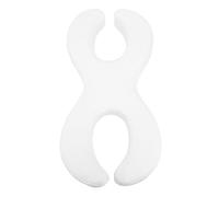 CHICIRIS Cuscino per il Viso in Memory Foam con 2 Fori Morbidi per Dormienti Laterali e Lavavi per Piercing All'orecchio per Dormire Profondamente (9 cm)
