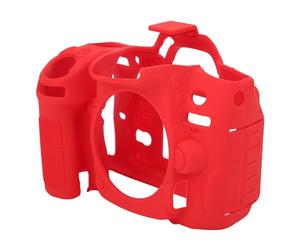 CHICIRIS Custodia in Silicone della Telecamera D7000 per Copertura Resistente Ai Graffi per Viaggiatori e Cercatori di Avventure (rosso)