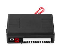 CHICIRIS di Accesso Senza Chiave Universale per Auto con Rilascio del | Kit di Controllo Centralizzato 12V, Sblocco Serratura Remota, Uscita Sirena con Luce Lampeggiante, 433,92 MHz, Portata