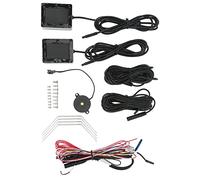 CHICIRIS di Monitoraggio del Punto Cieco, Sensore Spot Cieco con Doppio Allarme PVC e di Monitoraggio del Punto per Auto in Metallo per Assistenza per il Cambiamento di Corsia BSD