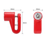 CHICIRIS Disc Freno Serra, Motocicletta Disc Lock Mountain Mountain Road Bike Logolo con Chiave di Sicurezza Disco Ruota Dispuzzo Bike Porta per Motociclette Scooters Road