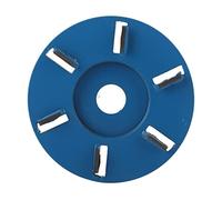 CHICIRIS Disco per Intaglio del Legno Fresa Durevole a 6 Denti per Levigatura e Lucidatura Liscia, Adatta per Intaglio di Radici e Vassoio da tè, Acciaio Legato + Acciaio Al Tungsteno (Lama piatta)