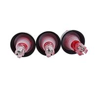 CHICIRIS Dispenser per Cocktail con Dosatore per Bevande da 35 Ml per Bar Domestici, Versatore per Bottiglia in Plastica Trasparente (rosso)