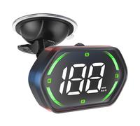CHICIRIS Display della velocità Dell'Auto Plug and Play con Tachimetro GPS e Adatto per L'avviso di velocità Eccessiva per Tutte le Auto (GREEN)