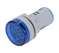 CHICIRIS Display Voltmetro a LED Compatto per Misurazione della Tensione 6-100 V, Indicatore Durevole per Uso Domestico, Misuratore di Tensione Digitale Rosso (BLUE)