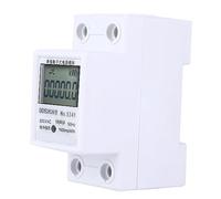 CHICIRIS Dispositivo di Misurazione Dell'energia Singolo-out-elettronico per Misurazioni Attive AC di Corrente Alternante Monofase con un Display LCD per Uso Domestico/industriale (Display