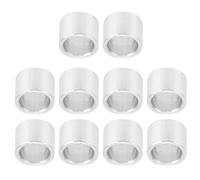 CHICIRIS Distanziali Rotondi in Alluminio 10 Pezzi per Supporto Strutturale, 8 Mm Esterno, 6 Mm Interno, Ideale per la Spaziatura dei Bulloni, Finitura Anodizzata (6 di lunghezza)