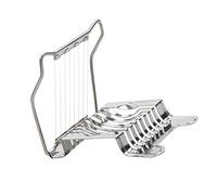 CHICIRIS Efficiente Tagliauova Sode in Acciaio Inossidabile, Fondo Stabile per un Funzionamento Sicuro, Ampia Applicazione per Tagliare la Frutta, Lavabile in Lavastoviglie (filo di acciaio)