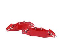 CHICIRIS Eleganti Coperture per Pinza Freni Rossa, Facile Installazione, Metallo, Tocco Personalizzato, Vestito Universale, Coperture per Pinza per Freni, per Ruote 16-17 Pollici o Oltre 18 (L)