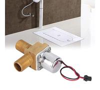 CHICIRIS Elettrovalvola con Sensore per Orinatoio da Bagno Premium 6V, Set di Valvole Stabile e Affidabile, Adatta per WC Dell'hotel 1 unità (A Valvola a filamento a 90 gradi per orinatoio)