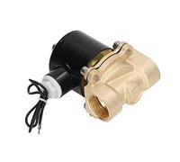 CHICIRIS Elettrovalvola Ottone Nucleo in Rame Elettrico Acqua Gas Olio Normalmente Chiusa per L'installazione e L'utilizzo del Materiale 1 Pz (3/4 Pollici DC24V)