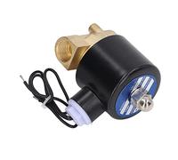 CHICIRIS Elettrovalvola Ottone Nucleo in Rame Elettrico Acqua Gas Olio Normalmente Chiusa per L'installazione e L'utilizzo del Materiale 1 Pz (3/8 Pollici DC24V)