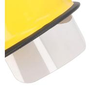 CHICIRIS Elmetto per Pompiere, Casco di Sicurezza Ignifugo a Doppio Strato con Manopola Regolabile e Mantella per Spalla per Operazioni di Salvataggio, Edilizia, Estrazione Mineraria