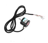 CHICIRIS Encoder Incrementale Ad Albero Pieno con Prestazioni Stabili per L'automazione degli Uffici Encoder Trifase ABZ per il Settore Dell'ingegneria, Alluminio + Materiale Plastico (500Z)