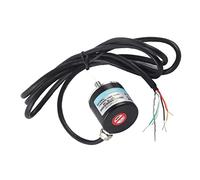 CHICIRIS Encoder Incrementale Ad Albero Pieno con Prestazioni Stabili per L'automazione degli Uffici Encoder Trifase ABZ per il Settore Dell'ingegneria, Alluminio + Materiale Plastico (100Z)