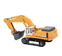 CHICIRIS Escavatore Pressofuso in Scala 1:87, Giocattolo Cingolato in Lega, Modello Realistico per Bambini, Migliora l'immaginazione e le abilità