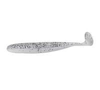 CHICIRIS Esche da Pesca in Plastica Morbida, Esche per Vermi con Coda a T | Materiale Plastico Morbido, Resistente con Paillettes, la Luce Riflettente Attira i Pesci, Leggero e Portatile