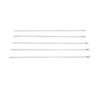 CHICIRIS Fascetta per Cavi in acciaio Inossidabile 304, Fascette Metalliche Autobloccanti Marine, Forte Forza di Trazione per un Fissaggio Sicuro, Lunga 30 Cm per Varie Applicazioni