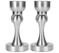 CHICIRIS Fermaporta Magnetico in Acciaio Inossidabile da 2 Pezzi, Fermaporta con Aspirazione a Parete con Montaggio Adesivo per Qualsiasi Tipo di Marmo in Vetro Ceramico da Parete