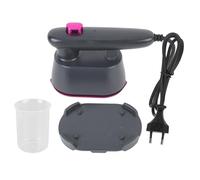 CHICIRIS Ferro da stiro a vapore portatile, compatto e leggero, manuale, cavo da 1,5 m, serbatoi d'acqua da 120 ml, per viaggi e uso domestico, (GRIGIO)