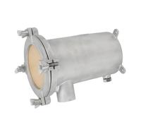 CHICIRIS Filtro per Acqua di Mare in Acciaio Inossidabile 316 per | Acciaio Inossidabile 316 Resistente Alla Corrosione, Design con Uscita di Ingresso Laterale, Rimozione dei Detriti Ad Alta