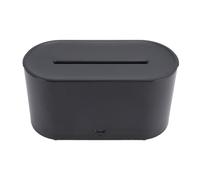 CHICIRIS Flame Essential Oil Diffuser Humidifier Colorful Fire (BLACK)