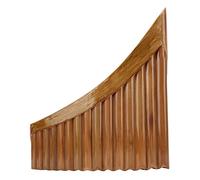 CHICIRIS Flauto di Pan, Flauto di Pan in bambù Naturale 15 Tubi Chiave G Strumenti a Fiato Realizzati a Mano con Tono Caldo e Design Pronto per l'uso per Studenti Principianti Educazione Musicale