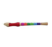 CHICIRIS Flauto in Legno, Giocattolo Musicale Educativo per Bambini con Superficie Liscia, Motivi Accattivanti, 4 Colori, Facile da Trasportare, per L'educazione Musicale Antica, Ottimo (Multicolore)