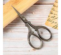 CHICIRIS Forbici retrò Uniche con Aletta/ala per Ricamo Fatto a Mano a Punto Croce, Cucito Artigianale, Forbici Vintage Resistenti in Acciaio Inossidabile per Ricamo (Bronzo)