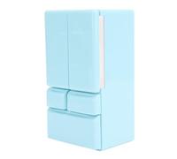 CHICIRIS Frigorifero per Casa delle Bambole, Design Realistico in | La doppia porta è perfetta per le case da gioco, realizzata in plastica resistente, incoraggia il gioco di ruolo e aggiunge