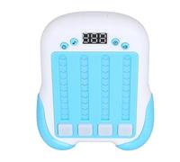 CHICIRIS Game Machine del Gioco Portatile per Bambini Giocattolo Musicale Interattivo con più modalità di Sfida Intrattenimento Portatile per Le abilità di Coordinamento per Bambini (Blue)