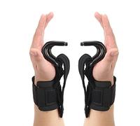 CHICIRIS Ganci da Polso con Cinghie di Sollevamento in Nylon e Neoprene SBR 1 Paio di Impugnature Antiscivolo per Sollevamento Pesi Pull Up Canottaggio Coprispalle e Allenamento con Manubri con