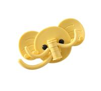 CHICIRIS Gancio da Parete con Design di Elefante, Materiale ABS Resistente | Autoadesivo, Installazione facile, Nessun residuo, Uso versatile per la casa, Adatto per bagno, cucina, ufficio