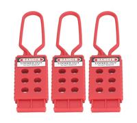 CHICIRIS Gancio di Bloccaggio Isolato a 6 Fori, Diametro 9 Mm, per la | Materiale PP, Resistente All'usura, Struttura con Motivo Solare, Impianto Chimico, Tubazione con Valvole, Confezione da 3