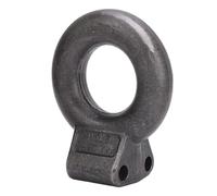 CHICIRIS Gancio di Traino Anello con Lunetta in Metallo Diametro Interno 7,6 Cm Gancio di Traino con Perno di 25.000 Libbre MGTW Capacità 12 Tonnellate Facile Installazione per Rimorchio Costruzione