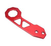 CHICIRIS Gancio di Traino Lavorato a CNC, Anello di Traino per Paraurti Posteriore in Lega di Alluminio Rosso con Finitura Anodizzata per Resistenza alla Corrosione, Adatto per Integra