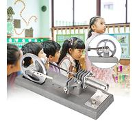 CHICIRIS Generatore di Energia Giocattolo Educativo Modello Motore Stirling Ad Aria Calda per Bambini Modello di Apprendimento Meccanico per L'intrattenimento Domestico