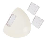 CHICIRIS Gesso Professionale da Sarto, Strumento per Marcare Tessuti Triangolari con 4 Colori, per Abbigliamento Sartoria Calzolaio Cucito Divano in Pelle (WHITE)