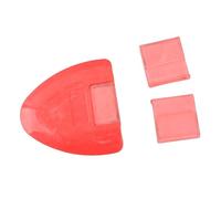 CHICIRIS Gesso Professionale da Sarto, Strumento per Marcare Tessuti Triangolari con 4 Colori, per Abbigliamento Sartoria Calzolaio Cucito Divano in Pelle (rosso)