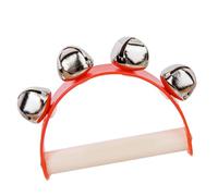 CHICIRIS Giocattolo Jingle Bell in Legno con Impugnatura Ergonomica per | Colore Brillante, Giocattolo Musicale per L'educazione Precoce, Sviluppo di capacità Uditive e di Coordinazione, Materiale