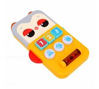 CHICIRIS Giocattolo per Bambini con Telefono a Forma di Gufo, Simpatico Cartone Animato Giocattolo Sensoriale Musicale Illuminato con Effetti Sonori e Narrazione di Storie per Neonati,
