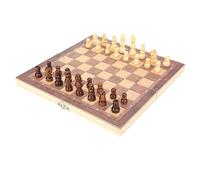 CHICIRIS Gioco da Tavolo Dama, Scacchiera in Legno, Gioco Interattivo per Famiglie da Viaggio Portatile per Tutte le età (S)