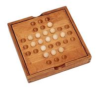 CHICIRIS Gioco di Strategia Desktop Rompicapo Giocattolo di Scacchi in | Classico Tabellone per Puzzle Cinese, Costruttore di abilità Educative per il Pensiero Matematico, Materiale in Legno
