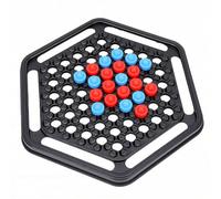 CHICIRIS Gioco Quattro in Gioco di Scacchi Strategico da Tavolo in Plastica 22,5 X 20 Cm Allenamento Logico Formato da Viaggio per 2 Giocatori per Serate di in Famiglia Apprendimento Genitore Figlio