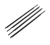 CHICIRIS Guarnizione per Auto in Gomma per Modanatura Finestre 4 Pezzi OEM 68160 0C020 68210 0C020 Blocco Polvere Acqua per Dal 2008 Al 2022 Porte Laterali Anteriori Posteriori
