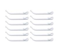 CHICIRIS Guide per Cassetti per Carichi Pesanti, per Guide per Cassetti 12 Pezzi di Ricambio per Cassetta degli Attrezzi Acciaio per Molle Trattato Termicamente, con Lunghezza