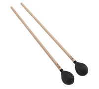 CHICIRIS Hard Hard Hard Medium Marimba Hammer con Usure-Testa di Filo Resistente, Capelli Confortevoli, Ideale per Strumenti di Percussione, 1 Coppia (BLACK)